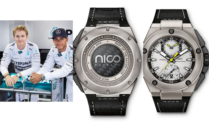 IWC｜F1ドライバーN・ロズベルグ＆L・ハミルトンの限定モデル ギャラリー