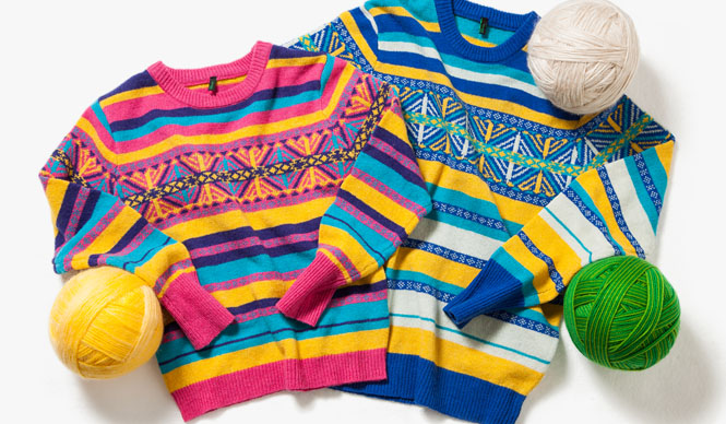 ヴィンテージを意識した「O・SO・ROニットコレクション」発売｜UNITED COLORS OF BENETTON. ギャラリー