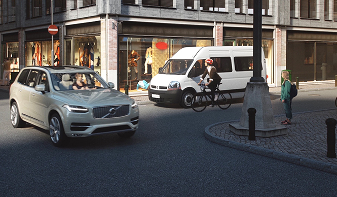 ボルボ、車両と自転車の衝突事故ゼロを目指した安全技術を開発｜Volvo ギャラリー