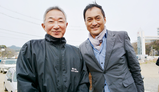 連載｜気仙沼便り｜2月「伝説の大船頭・前川渡さんと俳優・渡辺謙さんの対談を聞く」 ギャラリー