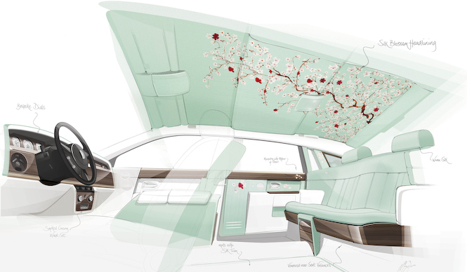 和服もモチーフに豪華をきわめたロールス・ロイスのビスポーク｜Rolls-Royce ギャラリー