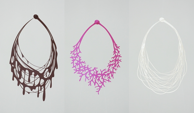 ART｜100％紙で出来た新感覚ネックレス「ペーパージュエリー」誕生 ギャラリー