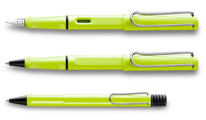 ビタミンカラーが目をひく限定色モデル｜LAMY ギャラリー