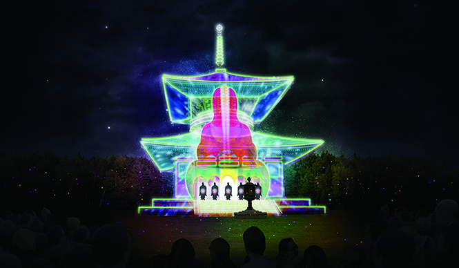 EVENT｜仏教の聖地でプロジェクションマッピング ギャラリー