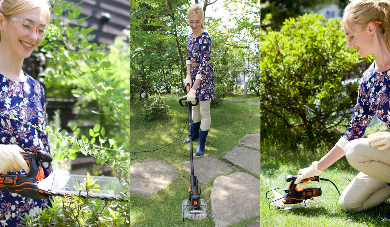 日本の庭のために開発された1台5役のマルチ園芸工具｜BLACK+DECKER ギャラリー