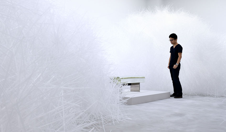 県立美術館リニューアル記念「吉岡徳仁展 トルネード」開催｜佐賀県立美術館 ギャラリー