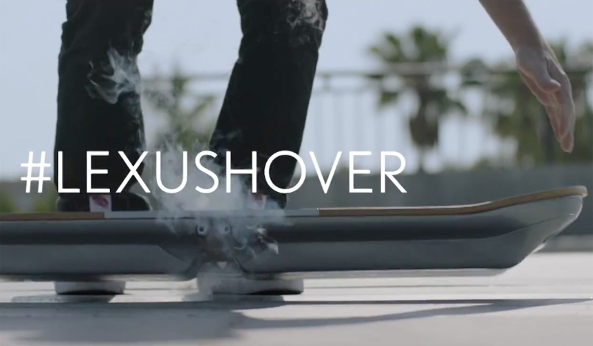 レクサスの空飛ぶスケボー第2弾｜Lexus ギャラリー