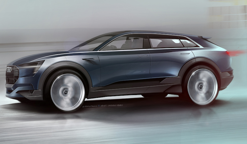 アウディ、電動SUVコンセプトの公開を予告｜Audi ギャラリー