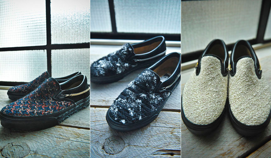 ツイードを纏ったVANSのスリッポンが誕生｜SLOWGUN ギャラリー
