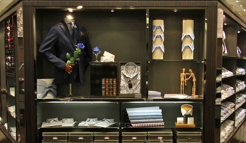 阪急メンズ大阪1階に常設パターンオーダーコーナーがオープン｜土井縫工所 ギャラリー