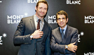ヒュー・ジャックマンが香港時計ショーのモンブランブースを訪問｜MONTBLANC ギャラリー