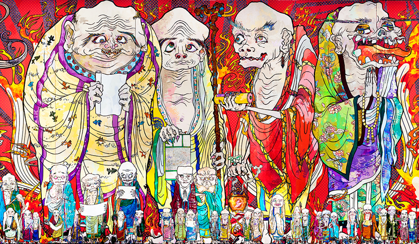 全長100メートルにわたる大作「五百羅漢図」など全作品が日本初公開｜MORI ART MUSEUM ギャラリー