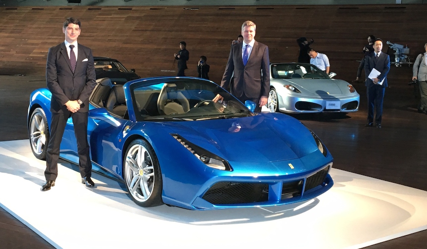 488 スパイダー、早くもジャパンプレミア｜Ferrari ギャラリー