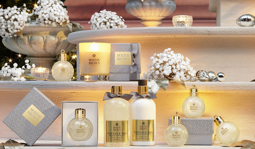 シャンパーニュからインスパイアされた2015年クリスマスコレクション｜MOLTON BROWN ギャラリー
