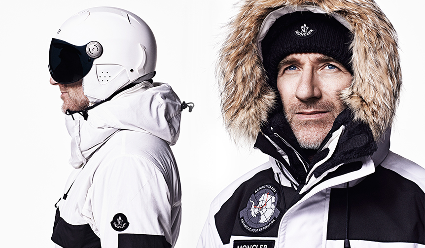 モンクレールの究極ウェアを着用し、南極単独探検に挑む｜MONCLER ギャラリー