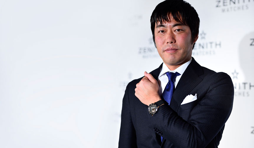 レッドソックス上原浩治投手がゼニスのアンバサダーに就任｜ZENITH ギャラリー