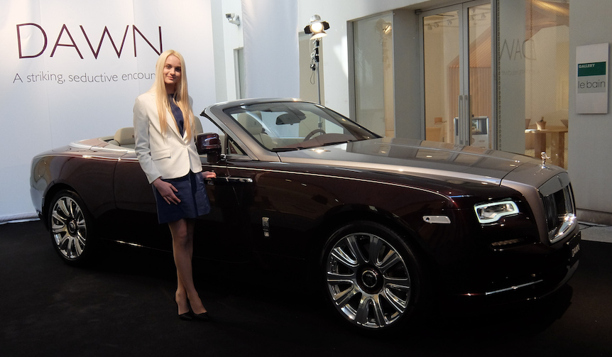 ロールス・ロイスの新型コンバーチブル「ドーン」が日本上陸｜Rolls-Royce ギャラリー