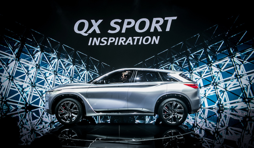 インフィニティの近い将来のSUVを示すコンセプトInfiniti ギャラリー