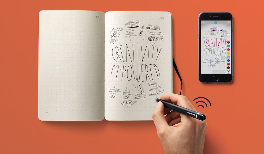 アナログとデジタルを繋ぐ「スマートライティングセット」｜MOLESKINE ギャラリー