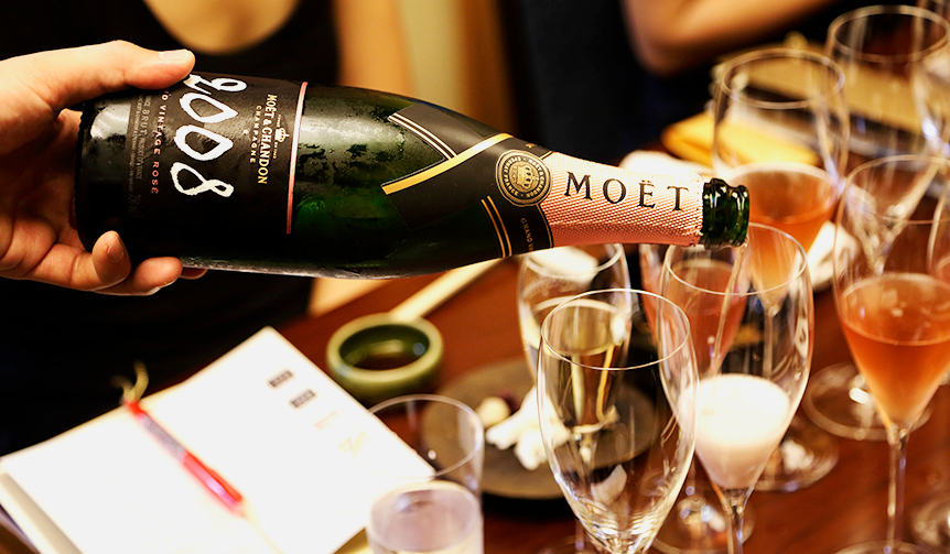 「グラン ヴィンテージ ロゼ 2008」と和食のマリアージュ｜MOËT & CHANDON ギャラリー