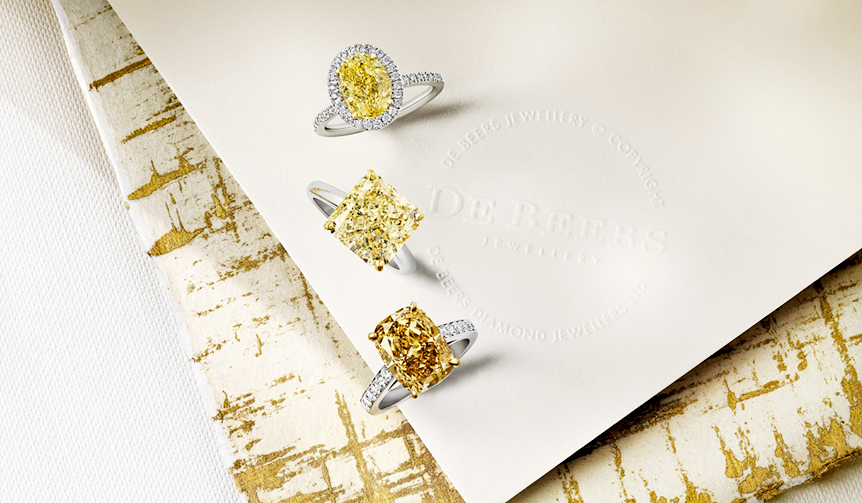 デビアス 真夏の夢を紡ぐ魅惑のカラーダイヤモンド｜DE BEERS ギャラリー