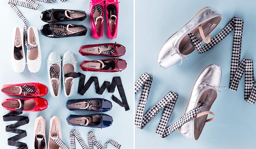 ミュウミュウがバレリーナシューズのポップアップストアをオープン｜MIU MIU ギャラリー