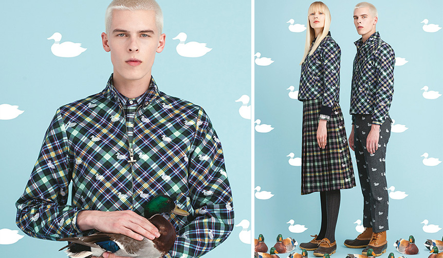 KOE×THOM BROWNEがダックモチーフのコラボレーションアイテムを発売｜KOE ギャラリー