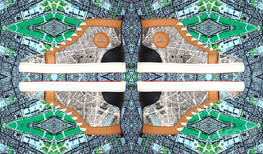 パリのマップ柄が特徴的な「Plan de Paris」コレクション登場｜Christian Louboutinギャラリー