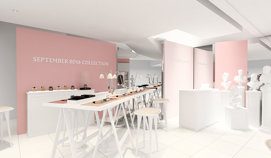 バーバリー ビューティ ボックスが新宿に期間限定オープン｜BURBERRY ギャラリー