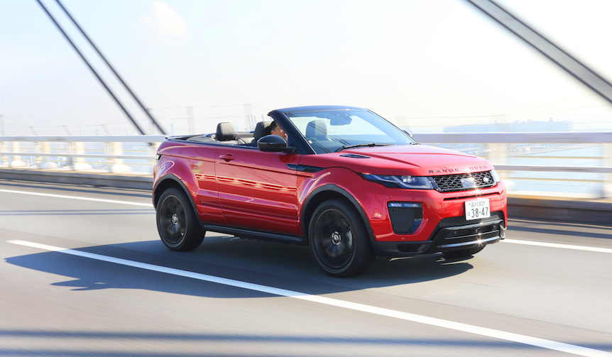 日本に上陸したレンジローバー イヴォーク コンバーチブルに試乗｜Range Rover ギャラリー