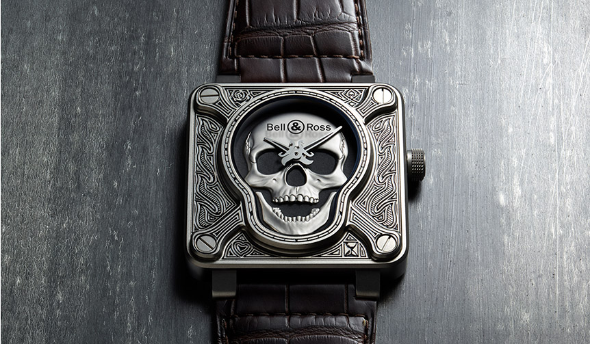 タトゥーアートを纏う「BR 01 バーニング スカル」が登場｜Bell & Ross ギャラリー
