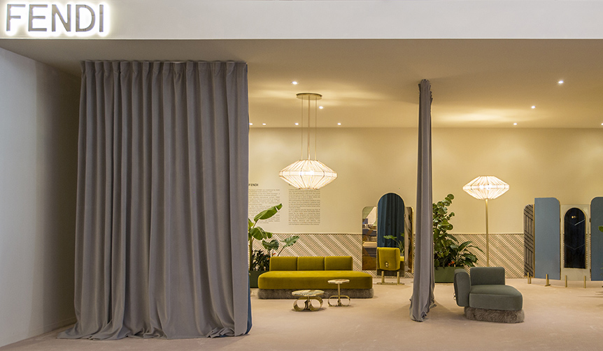 フェンディがクリスティーナ・チェレスティーノとのコラボレーション家具を発表｜FENDI ギャラリー