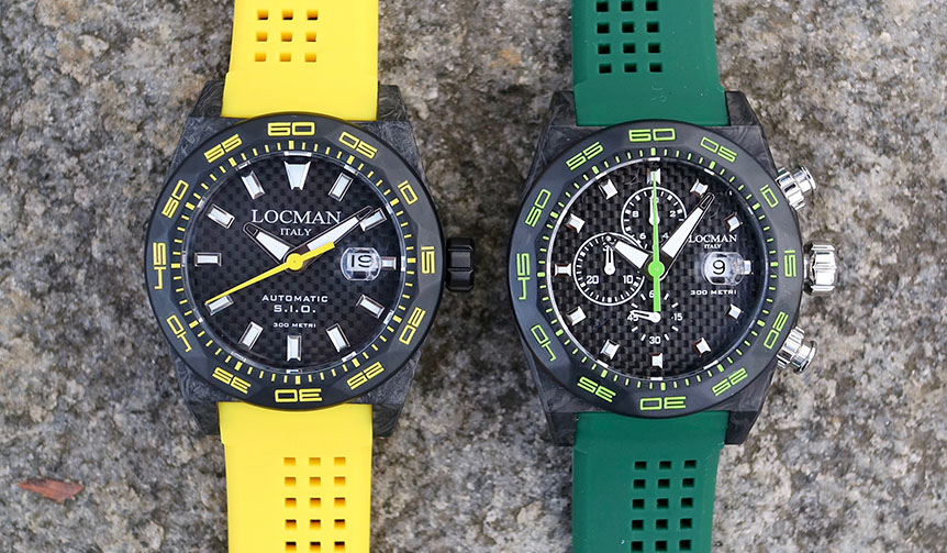 フォージドカーボンケースを採用したロックマンの新作ウォッチが登場｜LOCMAN ギャラリー