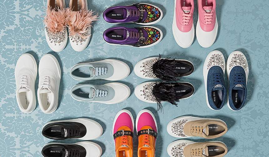 ミュウミュウ スニーカーの期間限定ショップをオープン｜MIU MIU ギャラリー