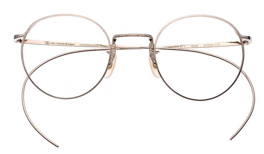 二代目・オリバー・ゴールドスミスが愛用した眼鏡が復刻｜Oliver Goldsmith ギャラリー