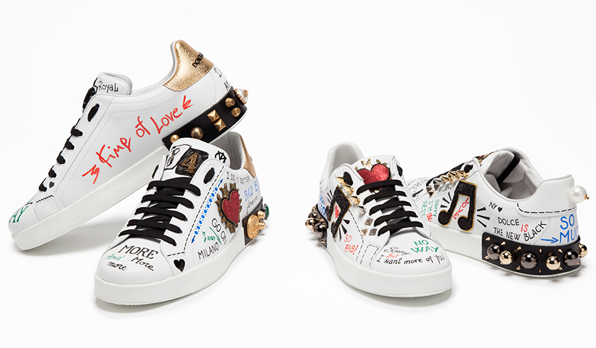 ドルチェ＆ガッバーナ レザースニーカーの先行予約をスタート｜DOLCE&GABBANA ギャラリー