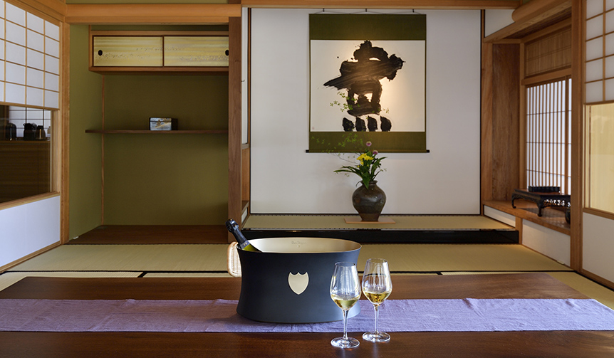 フラグシップシャンパーニュ「P2」が愉しめるエクスクルーシブな宿泊プラン｜Dom Pérignon ギャラリー