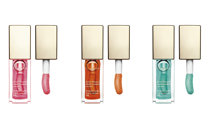 くちびるをケアしながら色づく「コンフォート リップオイル」に新色が登場｜CLARINS ギャラリー