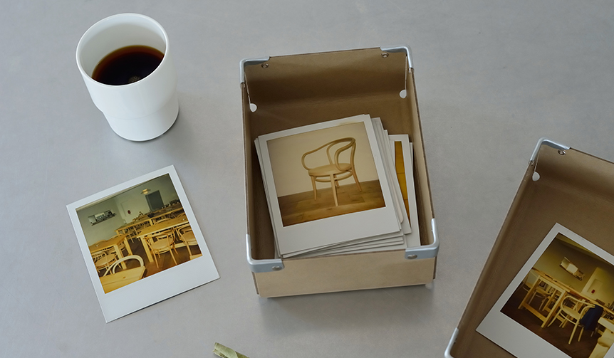 繊維ボード「パスコ」の特性と風合いを活かした収納ボックス｜concrete craft ギャラリー