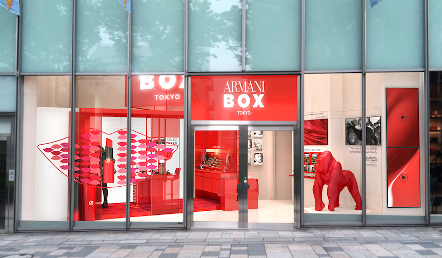 日本初のポップアップストア「アルマーニボックス」オープン｜GIORGIO ARMANI BEAUTY ギャラリー