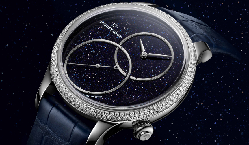 「グラン・セコンド オフセンター」に、ユニセックスで楽しめる新サイズが登場｜JAQUET DROZ ギャラリー