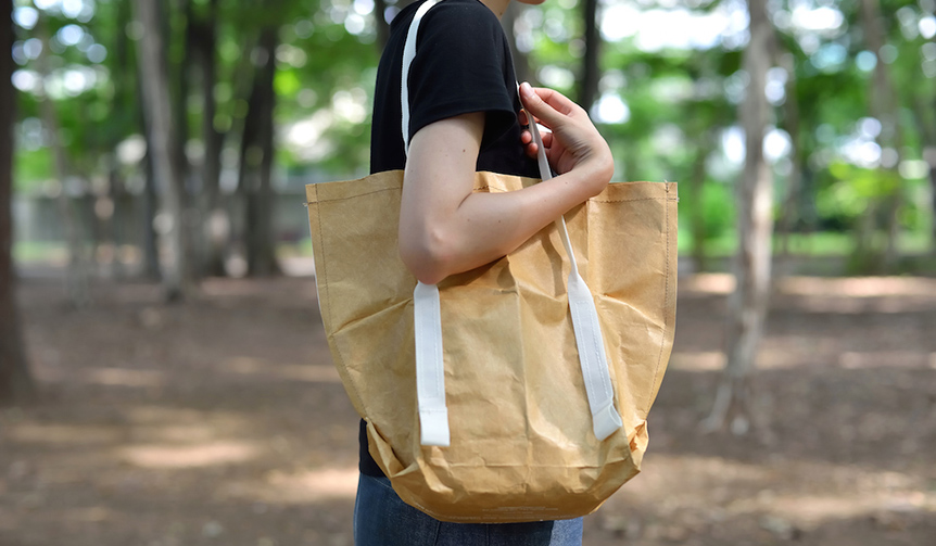 耐荷重は約6.8kg。実用性の高いシンプルなトートバッグ ｜Mimot Studio ギャラリー