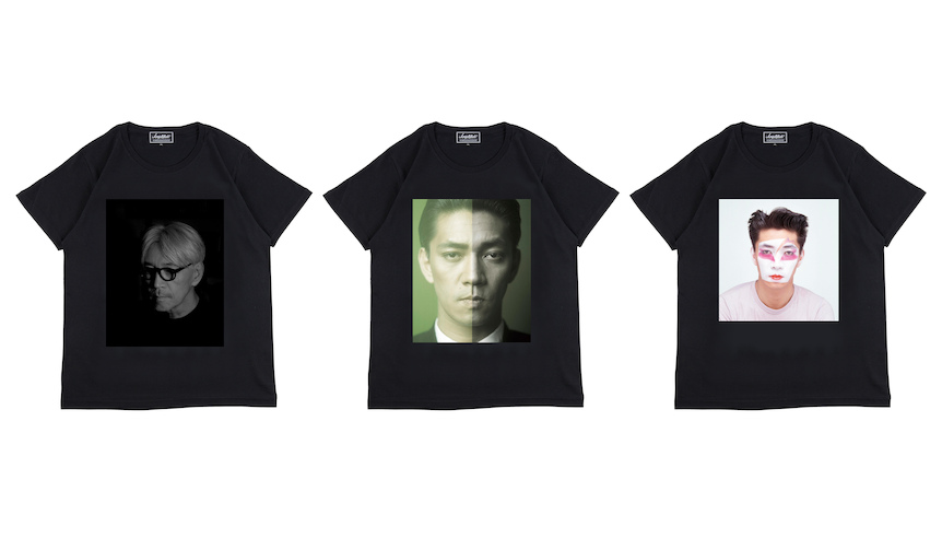 MEDICOM TOY｜Amplifier “坂本龍一” TEE Design A／Design B／Design C ギャラリー