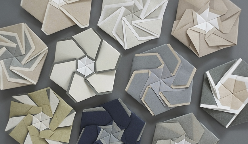 折り紙作家・内山光弘氏の「花紋折り」をブランドの視点で再解釈 ｜HOW TO WRAP_ ギャラリー