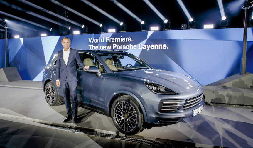 新型ポルシェ「カイエン」の発表イベントに出席｜Porsche ギャラリー