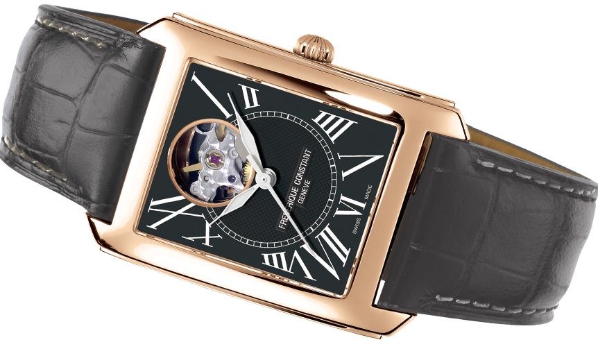 日本限定カラーの「クラシック カレ オートマチック ハートビート」｜FREDERIQUE CONSTANT　ギャラリー