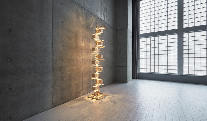 生誕150周年。フランク・ロイド・ライトへのオマージュを照明で表現｜YAMAGIWA ギャラリー