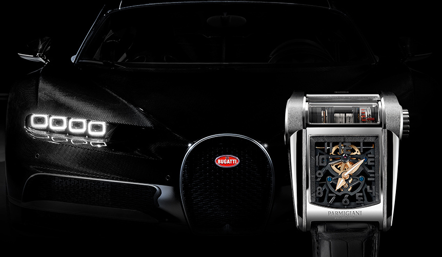 比類なき創造性、装着するエンジンブロック「ブガッティタイプ390」｜PARMIGIANI FLEURIER ギャラリー