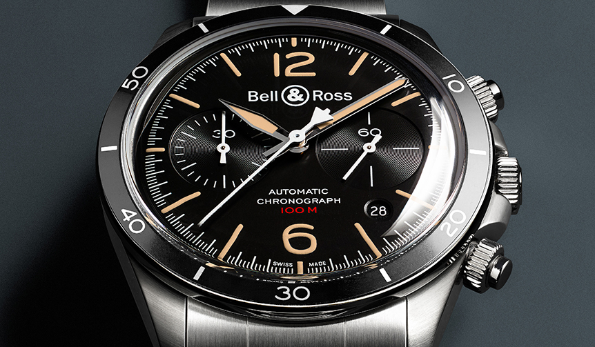 Vintageコレクションからブラック×ベージュがアイコニックな第三世代モデル｜Bell & Ross　ギャラリー