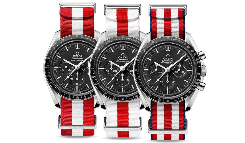 オリンピックカラーとナショナルフラッグにインスパイアされた新ストラップ｜OMEGA　ギャラリー